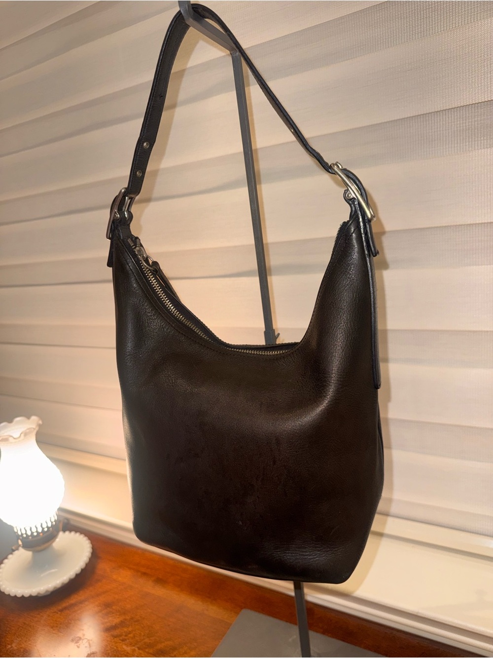 Coach Legacy Black Leather Shoulder Bag 9823 - Picture 4 of 12